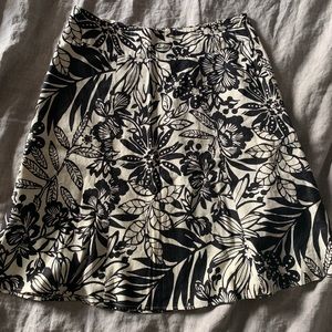 Gap A-line Floral Print Skirt